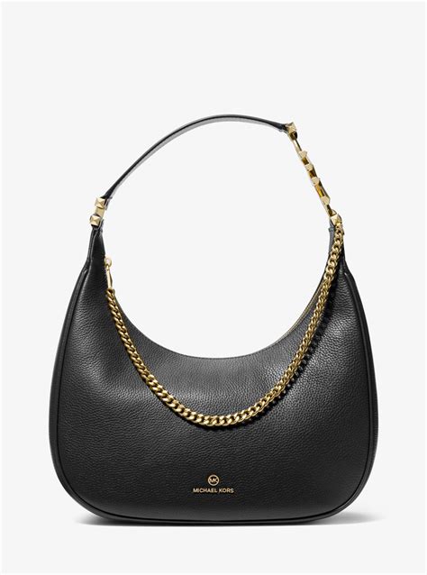 michael kors leather shoulder bag.